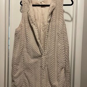 Maurices Ivory Textured Vest